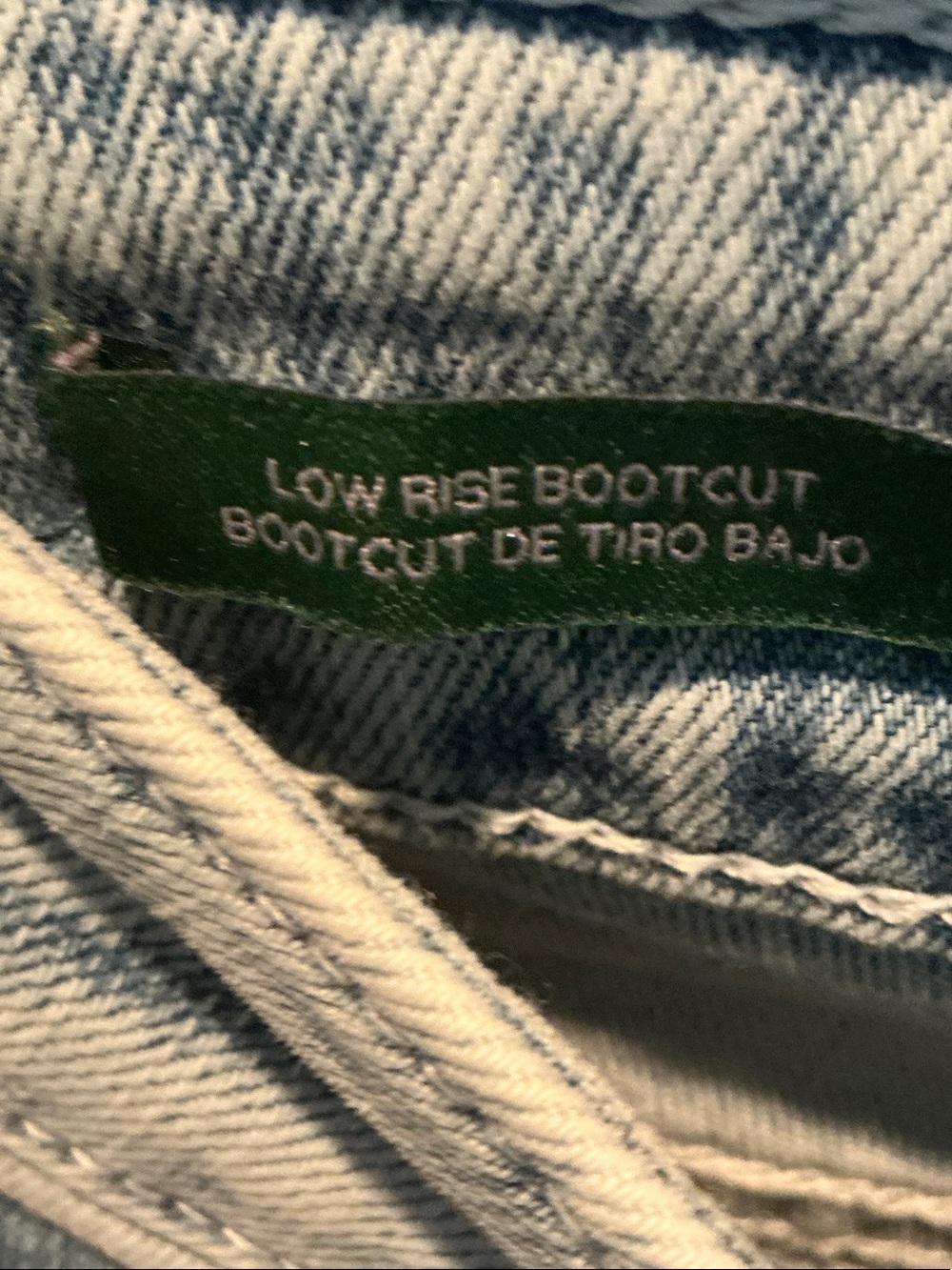 Light Blue Low Rise Bootcut Jeans - Picture 8 of 8